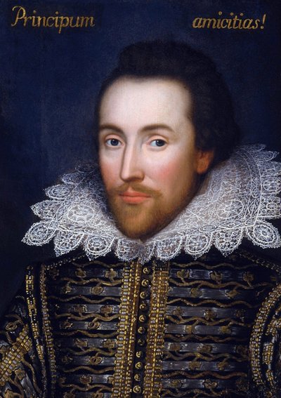 William Shakespeare, the Cobbe Portrait, c.1610 by English School